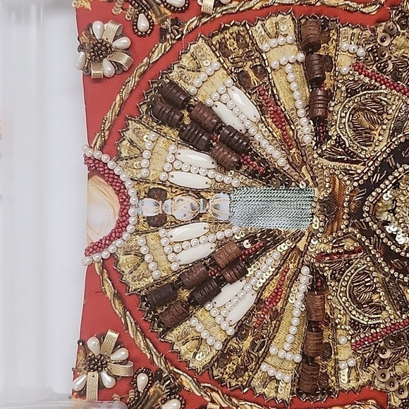 RARE! Camilla Cameos Dance Mini Skirt Beaded Embellished Size 1 Small b132 - Picture 12 of 16